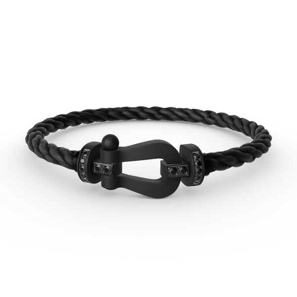 ¡®Imperial¡¯FORCE LARGE SERIES HORSESHOE BLACK SAMURAI BRACELET