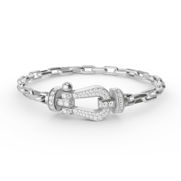 ¡®Imperial¡¯FORCE LARGE HORSESHOE CLASP  METAL BRACELET