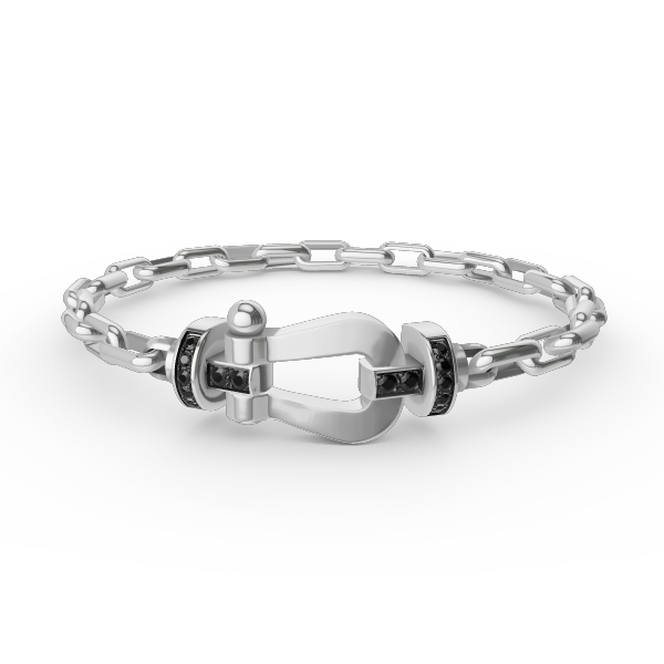 ¡®Imperial¡¯FORCE LARGE HORSESHOE CLASP  METAL BRACELET