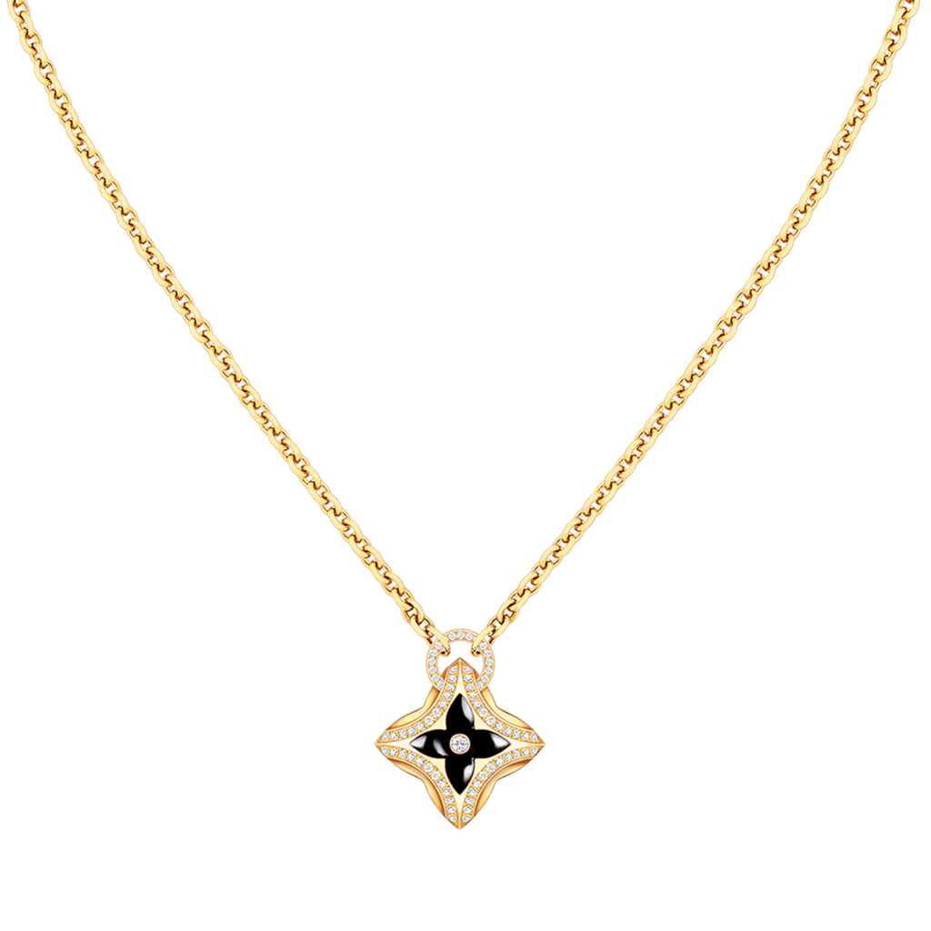 ¡®Imperial¡¯STAR PEDANT PINK GOLD DIAMOND NECKLACE