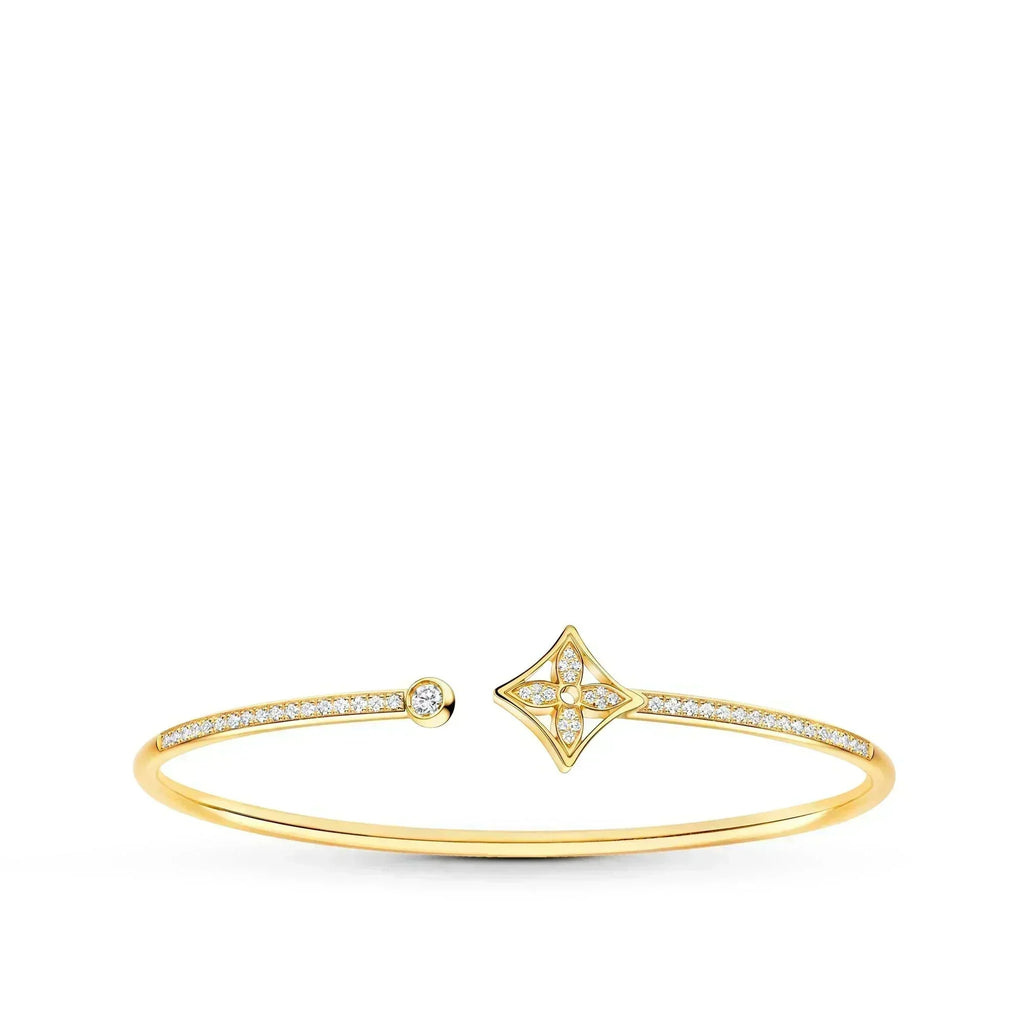 ¡®Imperial¡¯IDYLLE GOLD OPEN BRACELET DIAMOND PAVED