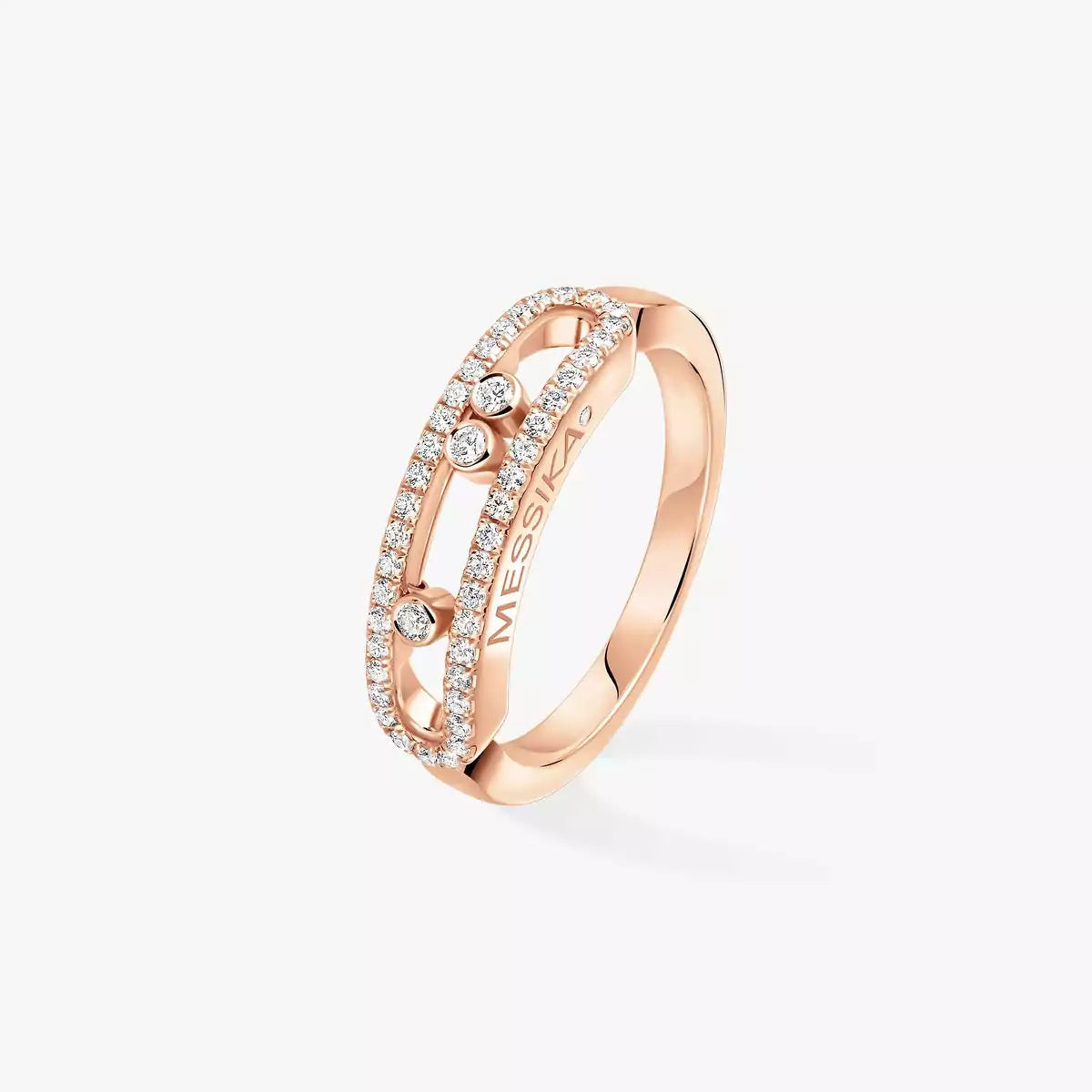 [Imperial]  Baby Move Gold Diamond Pave_ Ring