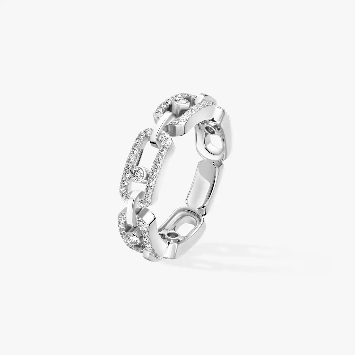 [Imperial] Move Link Pave_-Set Diamond Ring in Gold