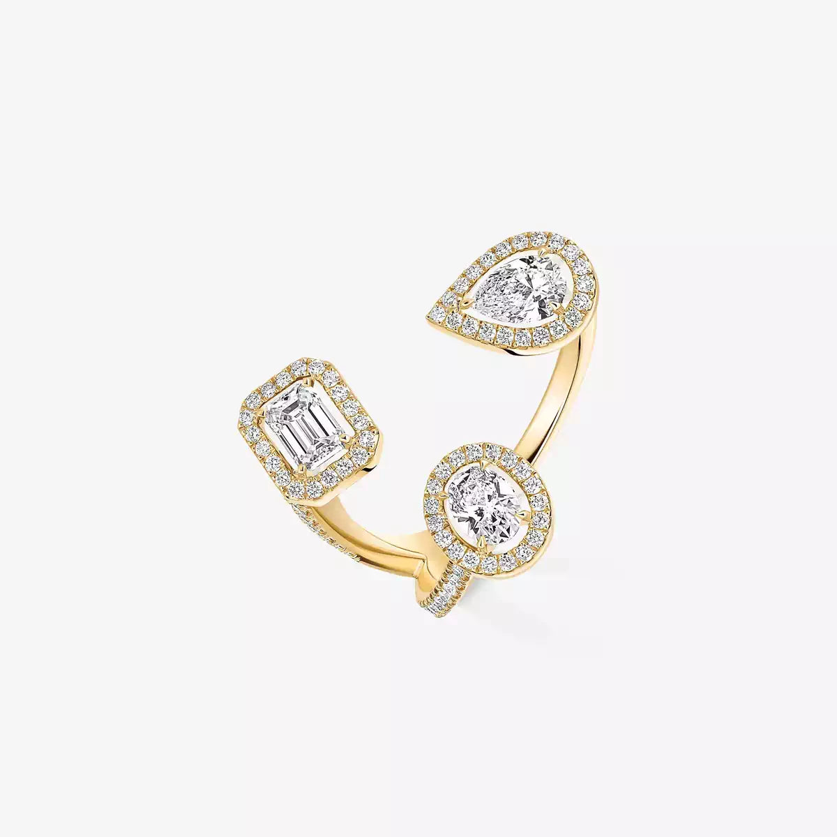 [[Imperial]  Diamond Ring 0,25ct My Twin Trilogy