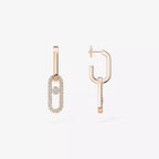 [Imperial] Move Link Diamond Earrings