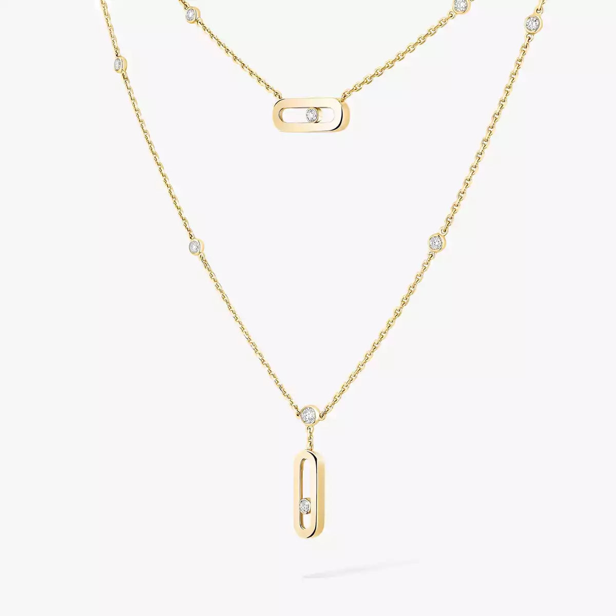 [Imperial]  Move Uno Diamond Necklace
