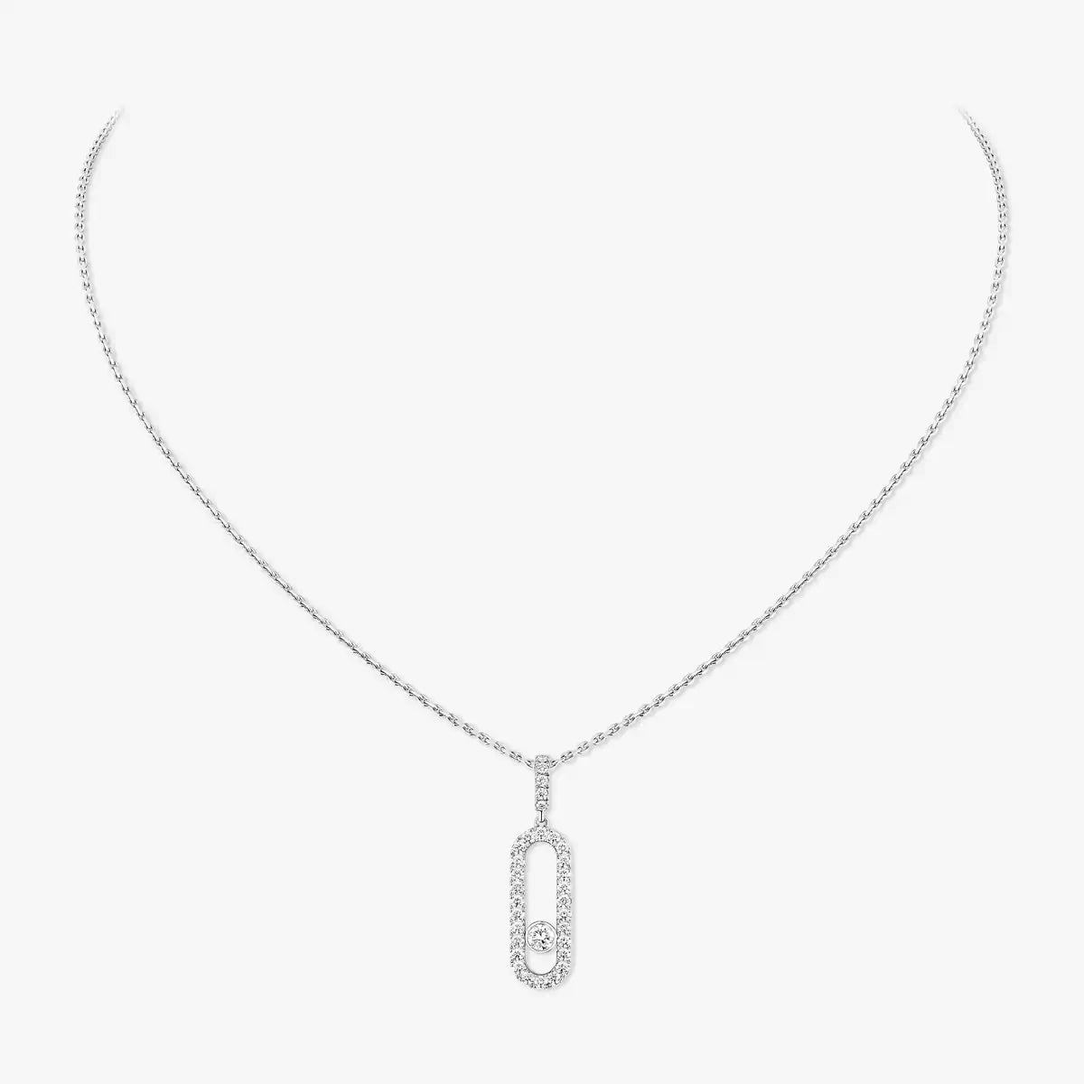 [Imperial] Move Uno Diamond Necklace in Rose Gold
