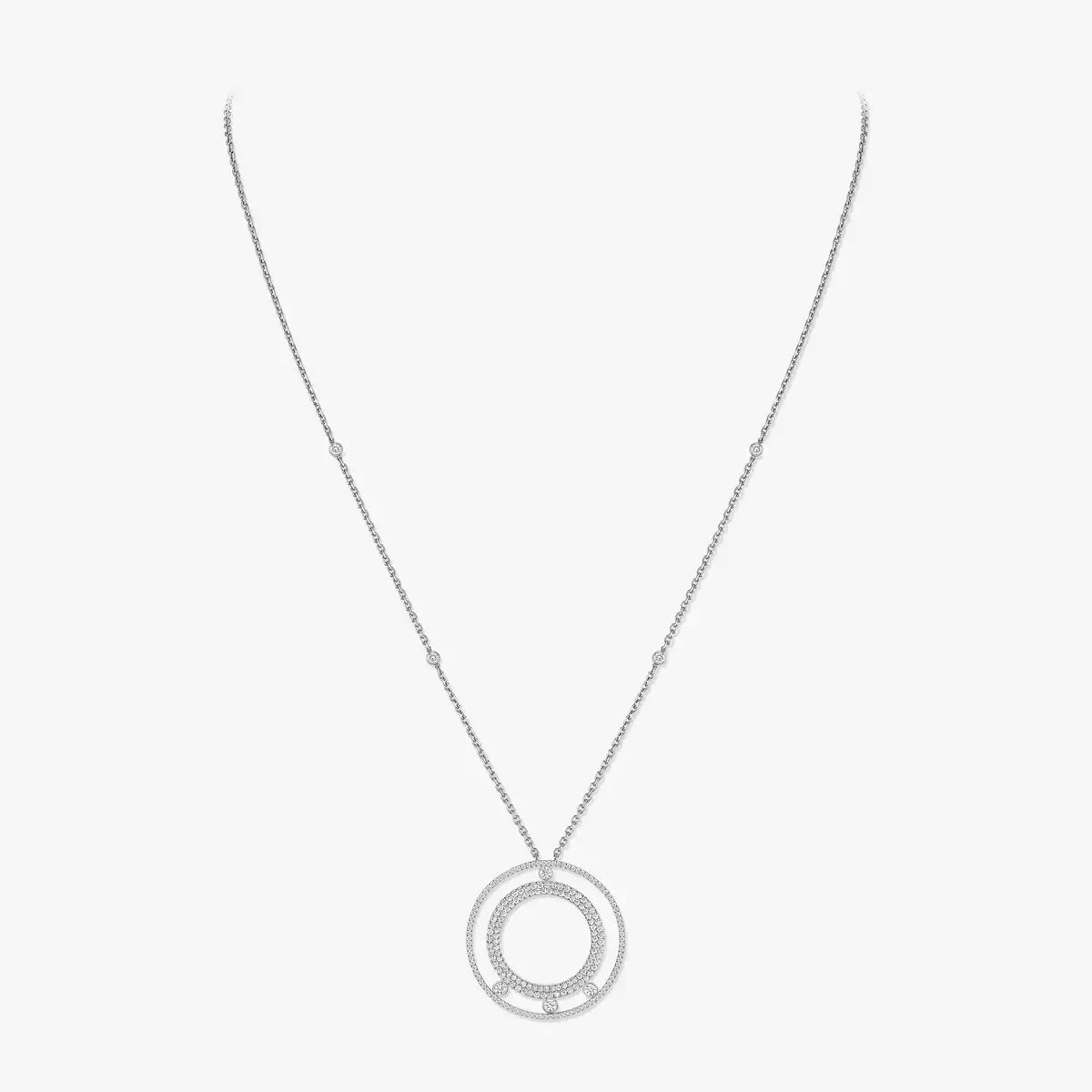 [Imperial] Move Romane Long Pave_-Set Diamond Necklace