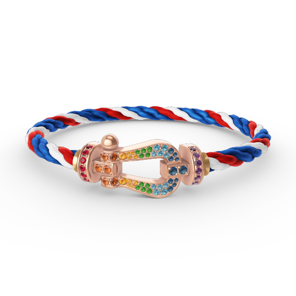 ¡®Imperial¡¯FORCE LARGE HORSESHOE  COLORED DIAMOND BRACELET ROSE GOLD