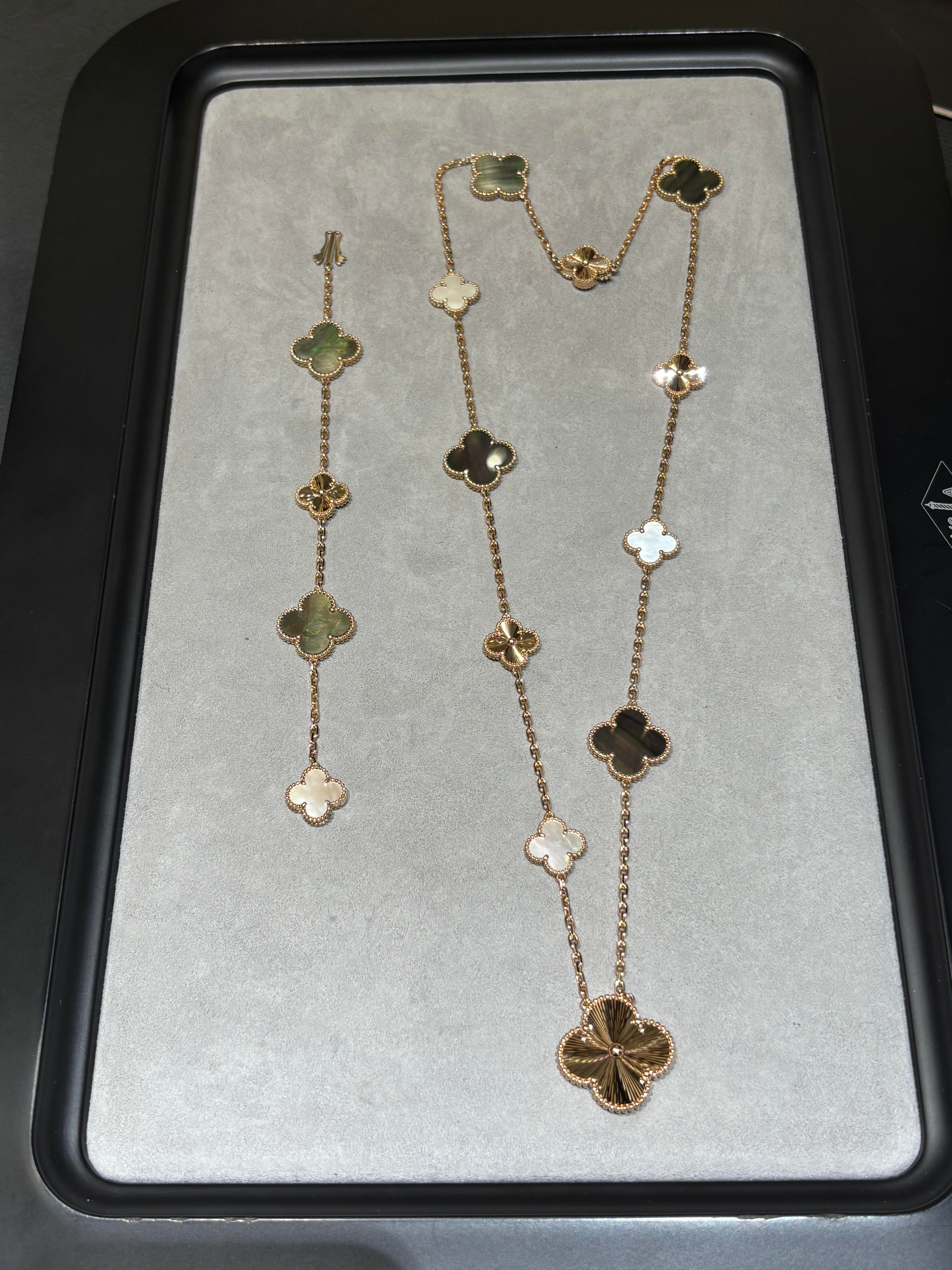 [¡®Imperial¡¯] 25 NEW CLOVER 15 MOTIFS GRAY MOTHER-OF-PEARL
