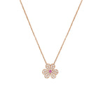 ¡®Imperial¡¯FRIVOLE ROSE GOLD FLOWER DIAMOND NECKLACE