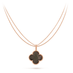 ¡®Imperial¡¯CLOVER 25MM GOLD DARK MOP BIG CLOVER NECKLACE