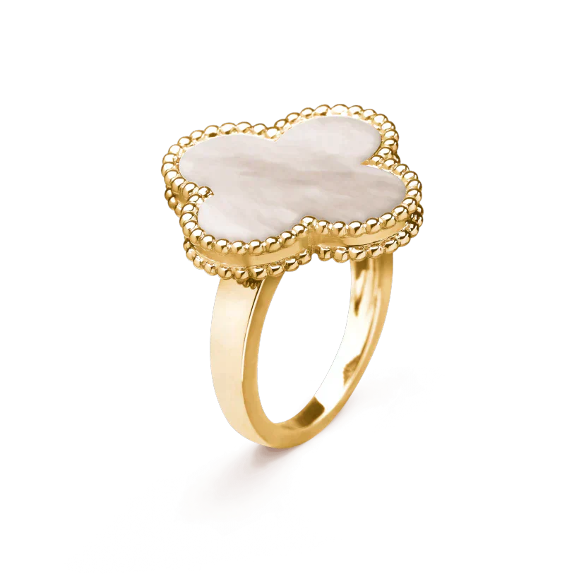 ¡®Imperial¡¯CLOVER WHITE MOP RING