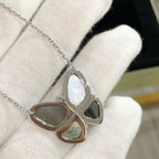 ¡®Imperial¡¯LARGE BUTTERFLY SILVER PENDANT DIAMOND NECKLACE