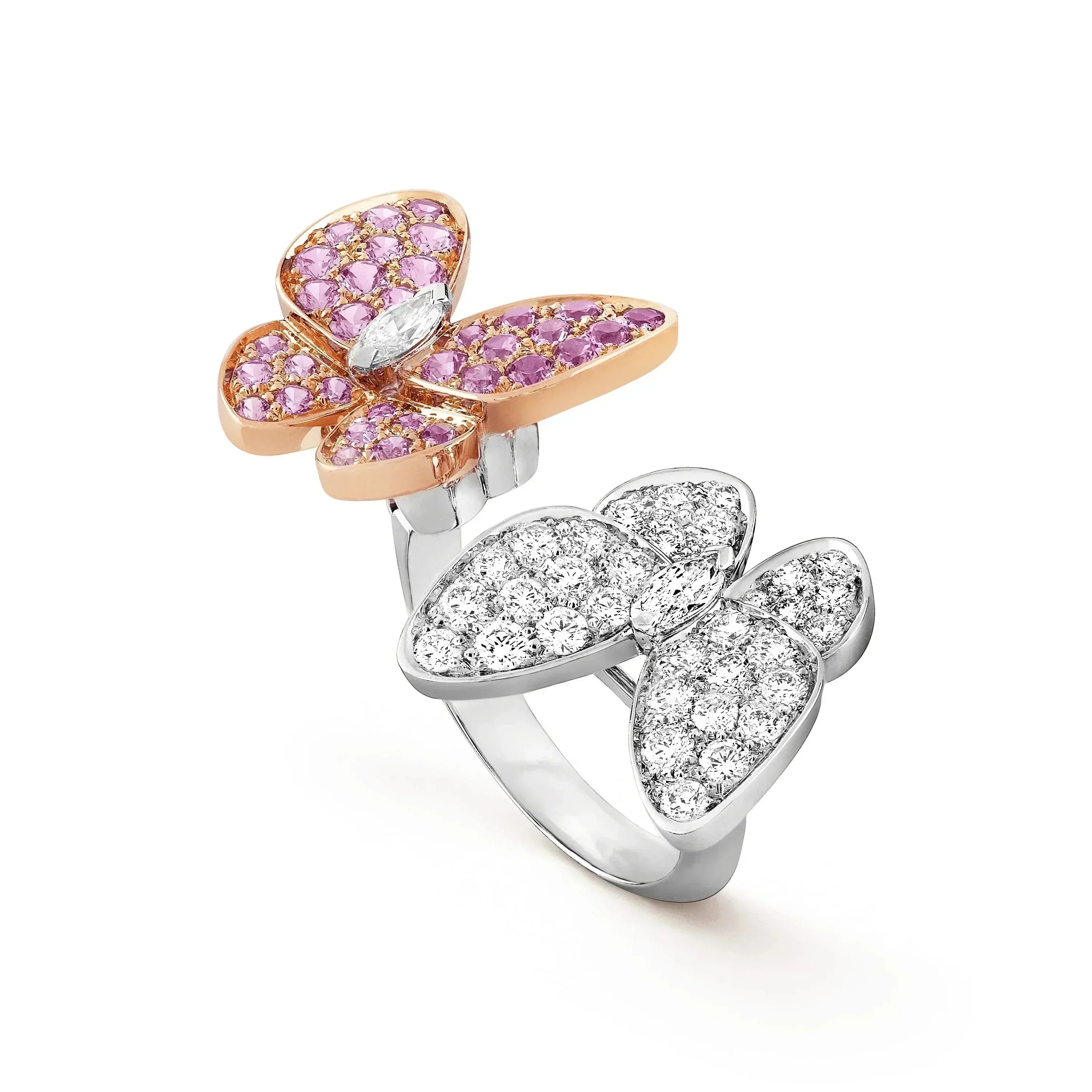 ¡®Imperial¡¯TWIN BUTTERFLY DIAMOND RING